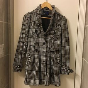 Fox tooth coat w/ belt